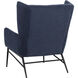 Kasen Belfast Navy Lounge Chair